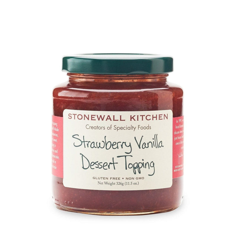 Stonewall Kitchen Strawberry Vanilla Dessert Topping, 11.5 oz - Shelburne Country Store