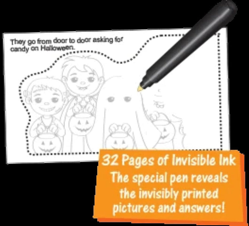 Invisible Ink: Halloween Game Book - - Shelburne Country Store