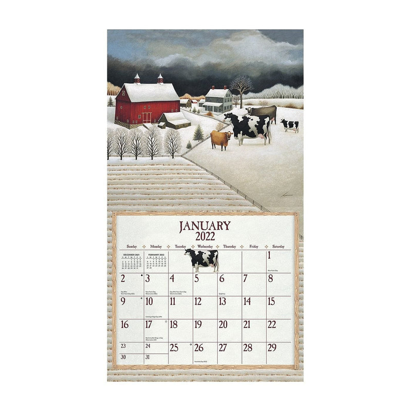 2022 Cows Cows Cows Wall Calendar - Shelburne Country Store