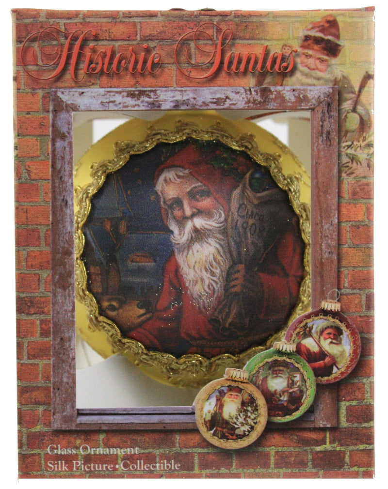 Historic Santa on Silk 2019 Ornament -  1908 Samiklos - Shelburne Country Store