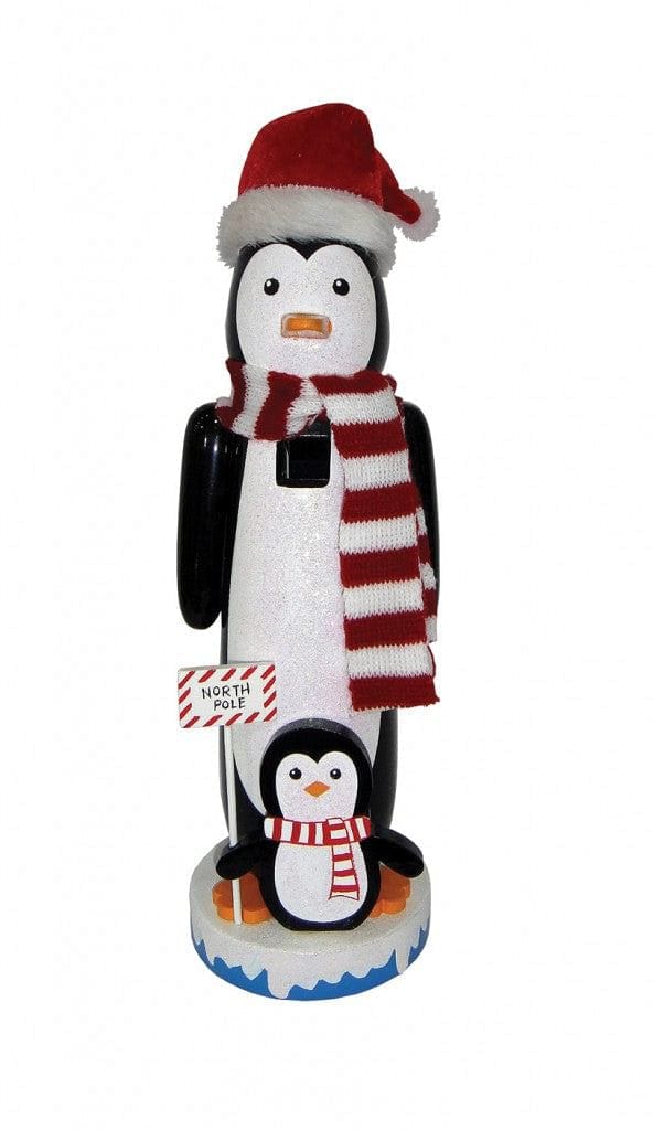 North Pole Penguin Nutcracker - Shelburne Country Store