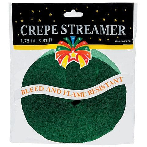 Crepe Paper Streamer - 81 feet - - Shelburne Country Store
