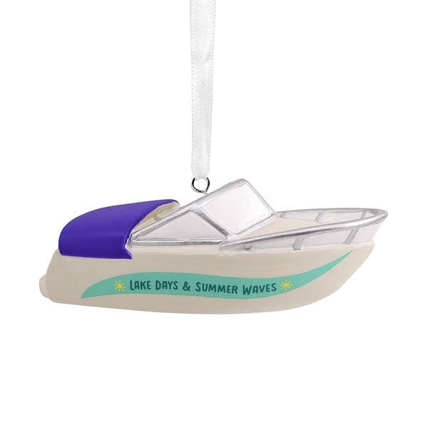 Speedboat Ornament - Shelburne Country Store