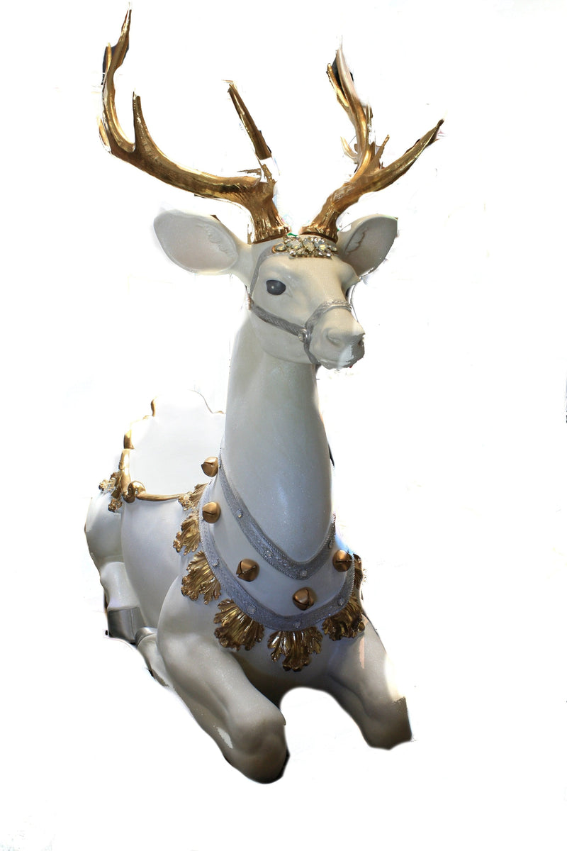 Resin Reindeer Planter - 40 Inch - Shelburne Country Store