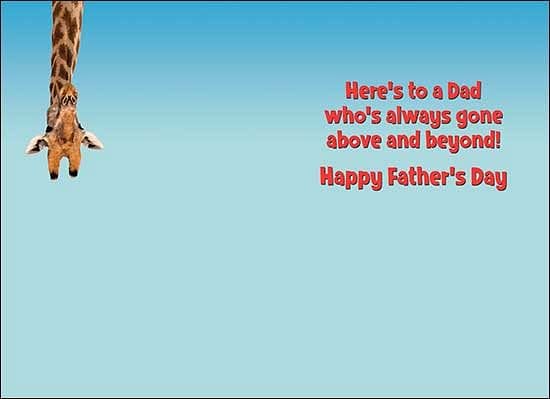 Here's to a Dad who's always gone above and beyond! - Shelburne Country Store