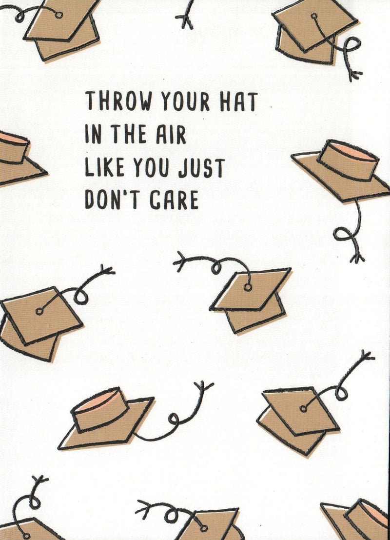 Throw your Hat in the air Graduation Card - Shelburne Country Store