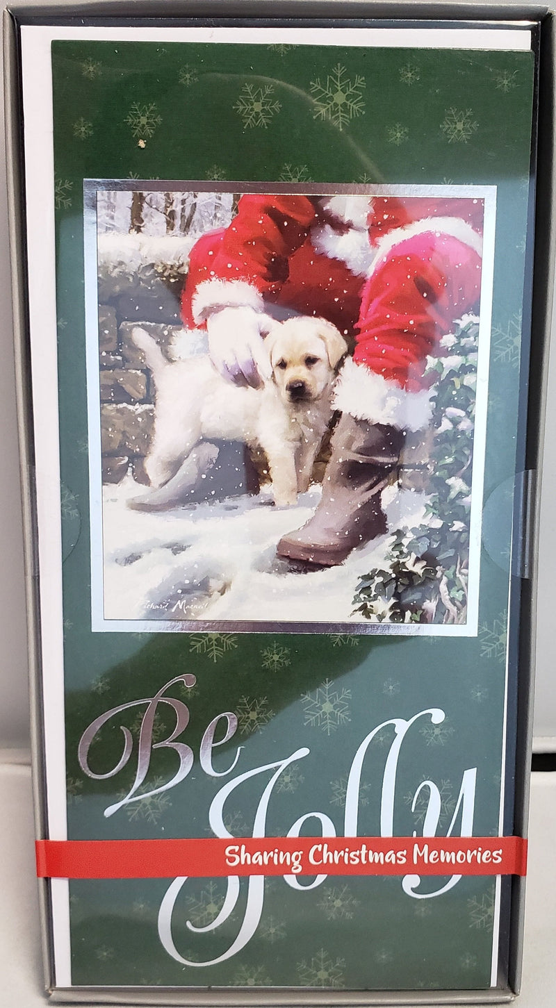Tall Traditions 18 Card Set - Be Jolly Puppy - Shelburne Country Store