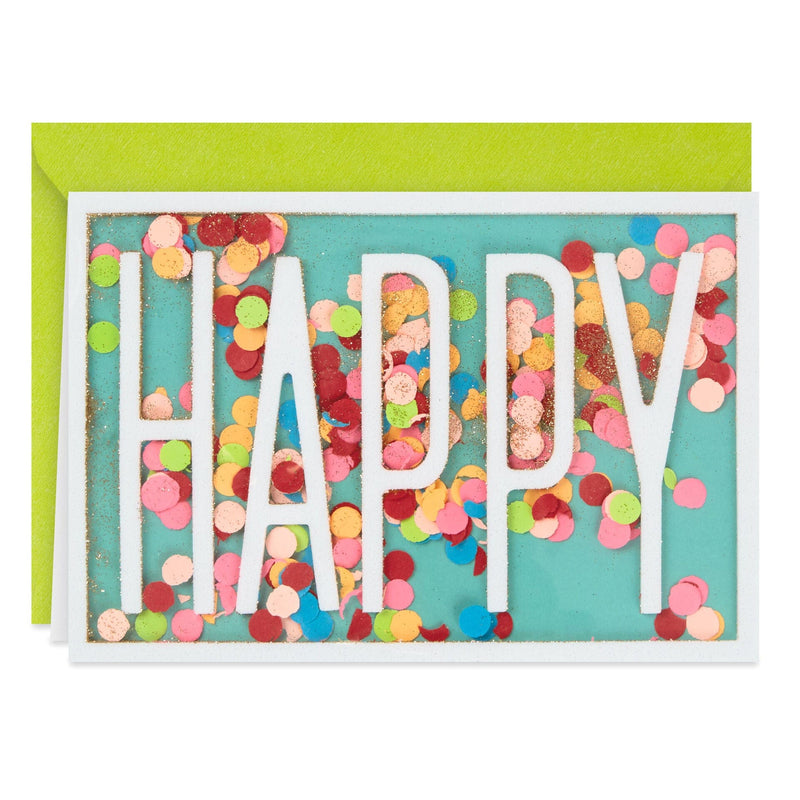 A Million Happy Wishes Confetti Birthday Card - Shelburne Country Store