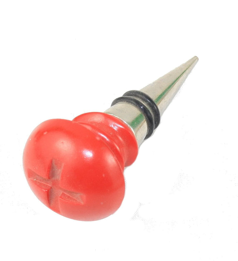 Red Screw Top Wine Stopper - Shelburne Country Store