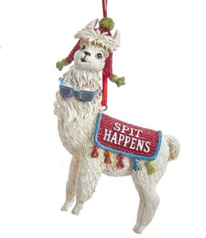 Llama and Alpaca Ornament -  Spit Happens - Shelburne Country Store