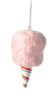 Fair Food Ornament - Cotton Candy - Shelburne Country Store