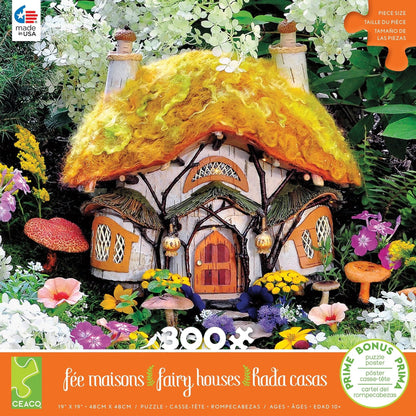 Fairy Houses 300 piece Puzzle - - Shelburne Country Store