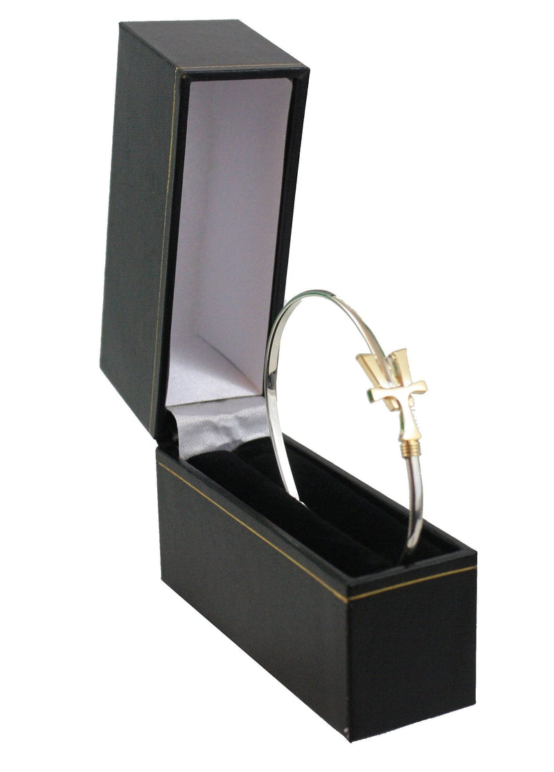 VT Hook Bracelet with Gold 'VT' - 3mm Band - - Shelburne Country Store