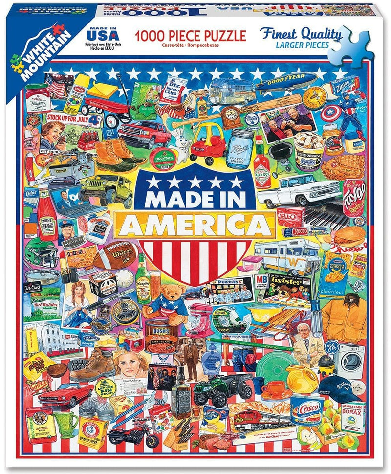 White Mountain Puzzles Made In America - 1000 Piece Jigsaw Puzzle - Shelburne Country Store