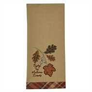Enjoy the Autumn Leaves Dish Towel - Shelburne Country Store