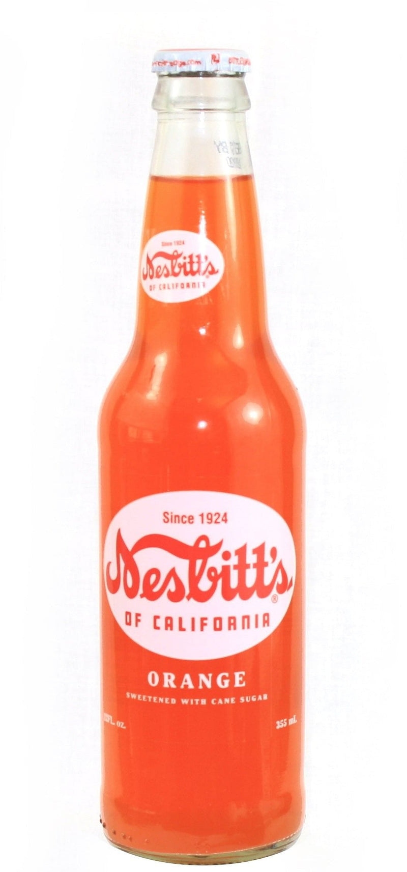 Nesbitts Glass Soda Bottle - Orange - Shelburne Country Store