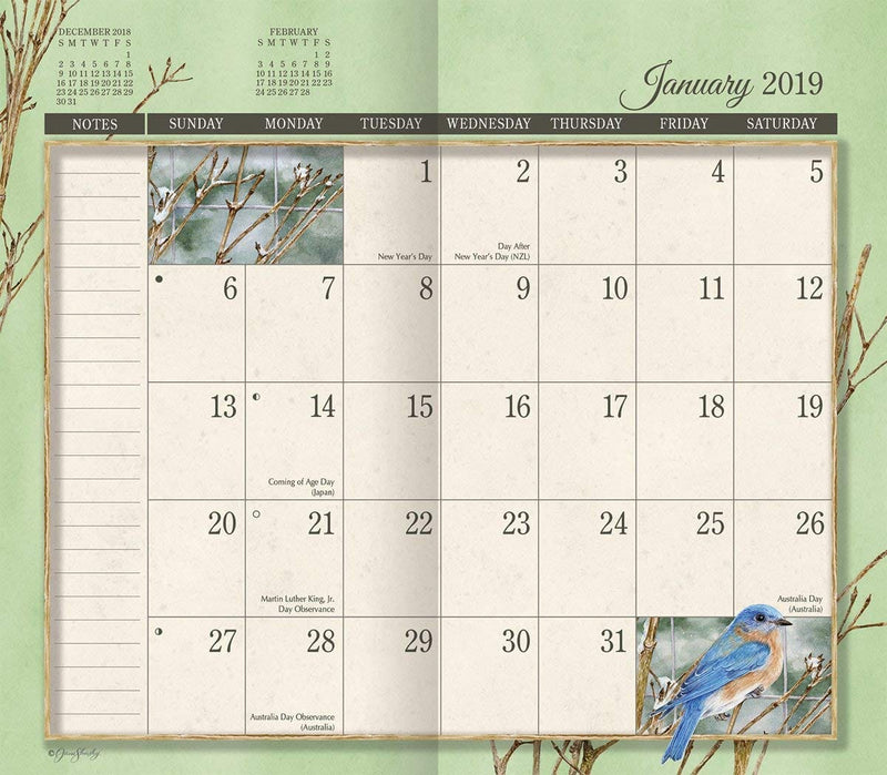 2019 Birds In The Garden  2 Year Planner - Shelburne Country Store