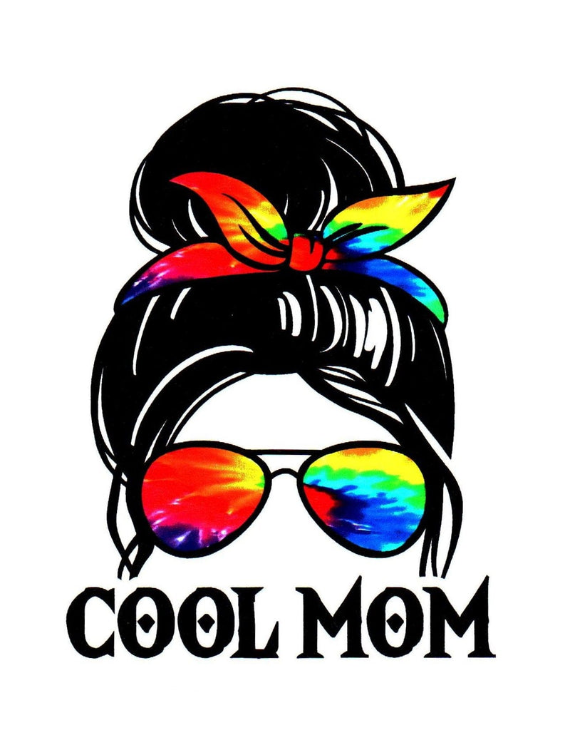 Cool Mom Tye Dye Headband/Glasses Sticker - Shelburne Country Store