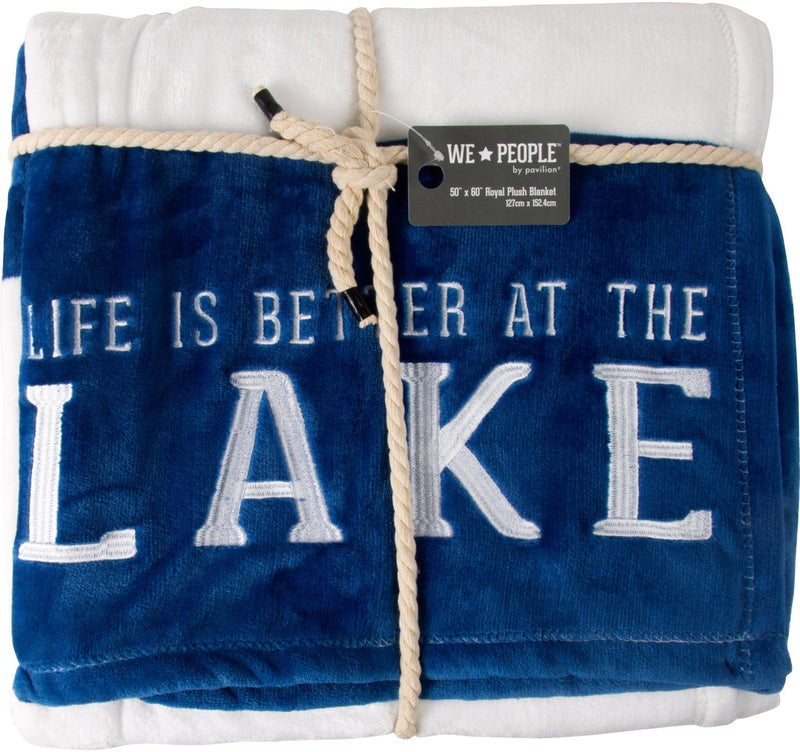 Lake - 50" x 60" Royal Plush Blanket - Shelburne Country Store