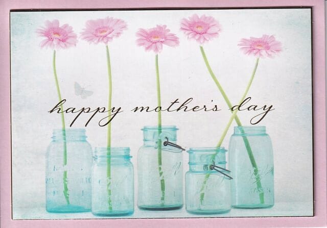 Mother's Day Card - Flowers In Jars - Shelburne Country Store
