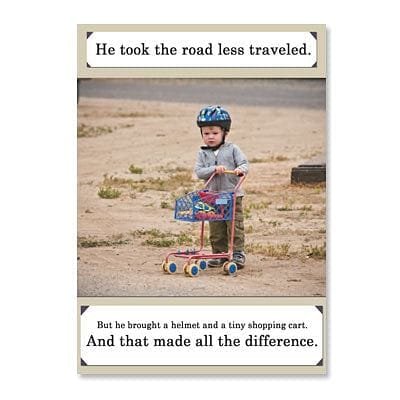 Road Less Traveled Birthday Card - Shelburne Country Store