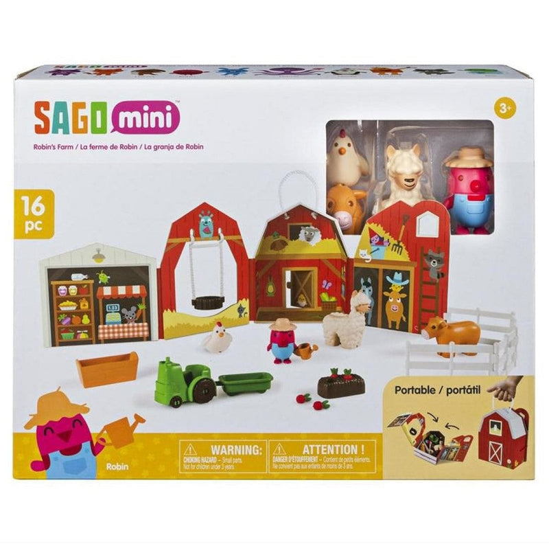 Sago Mini - Robin's Farm Portable Playset with Figures - Shelburne Country Store