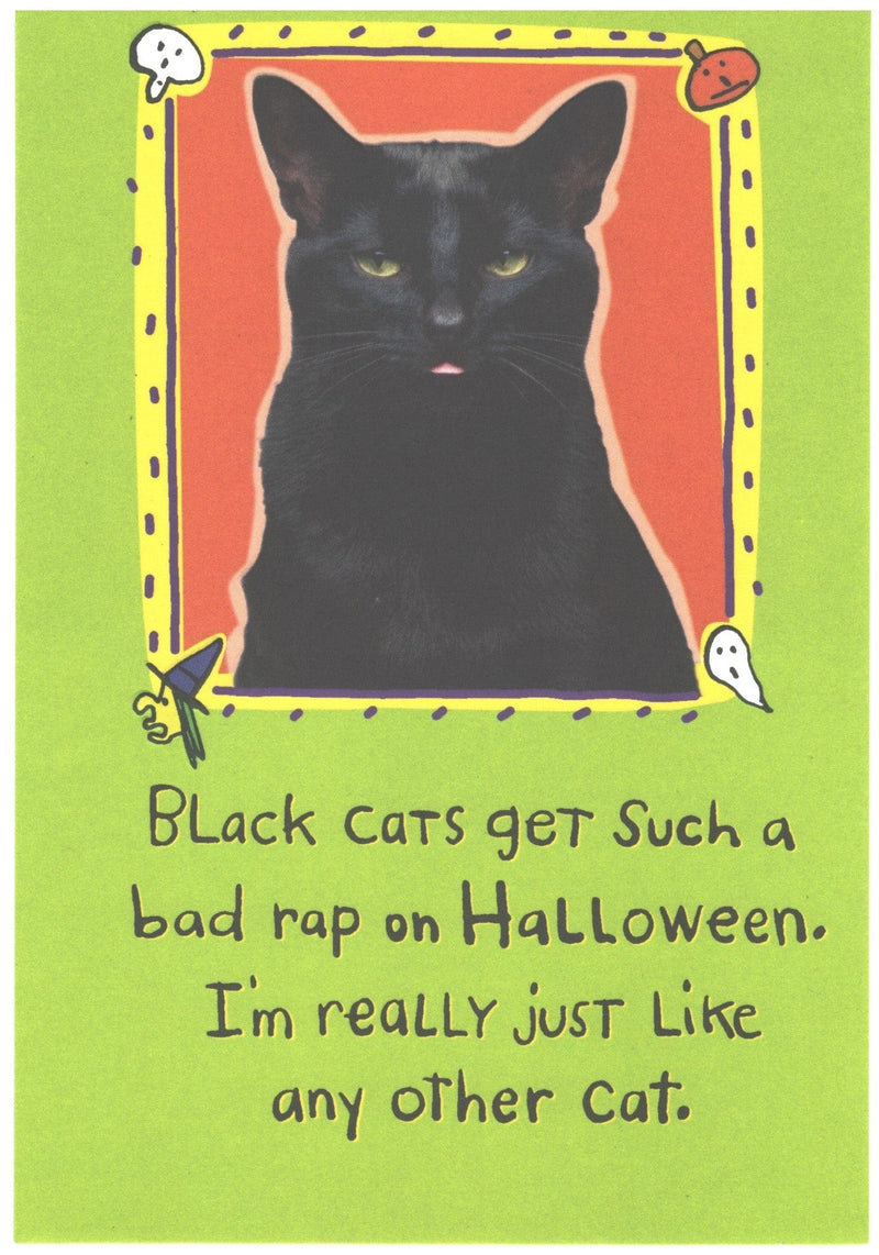 Black Cat Halloween Card - Shelburne Country Store