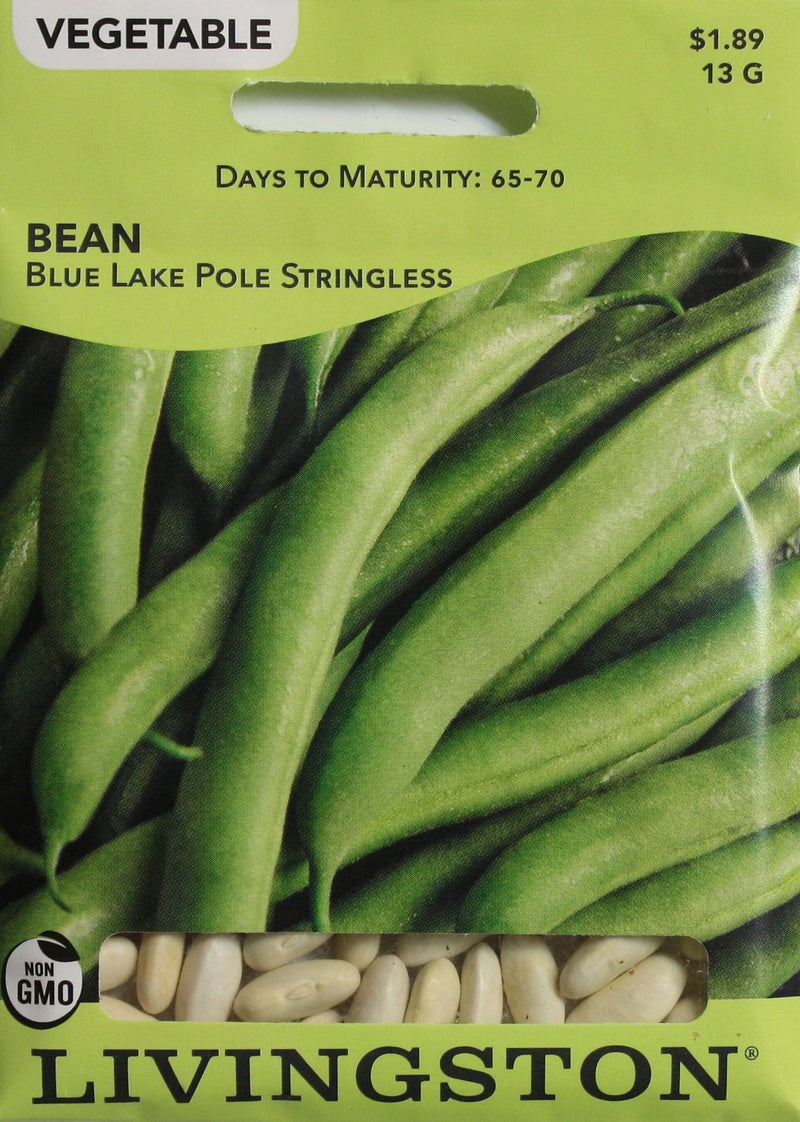Seed Packet - Bean - Blue Lake Stringless - Pole Green - Shelburne Country Store