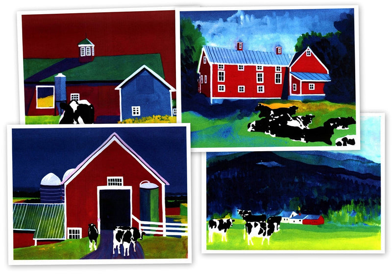 Woody Jackson Note Card Set Farmhouse - Shelburne Country Store