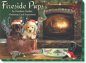Fireside Pups  Boxed Christmas Assortment - Shelburne Country Store
