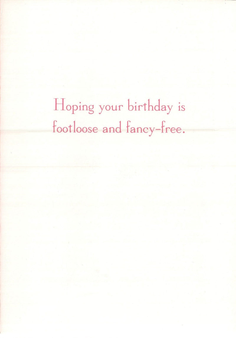 Birthday Card - Footloose And Fancy Free - Shelburne Country Store