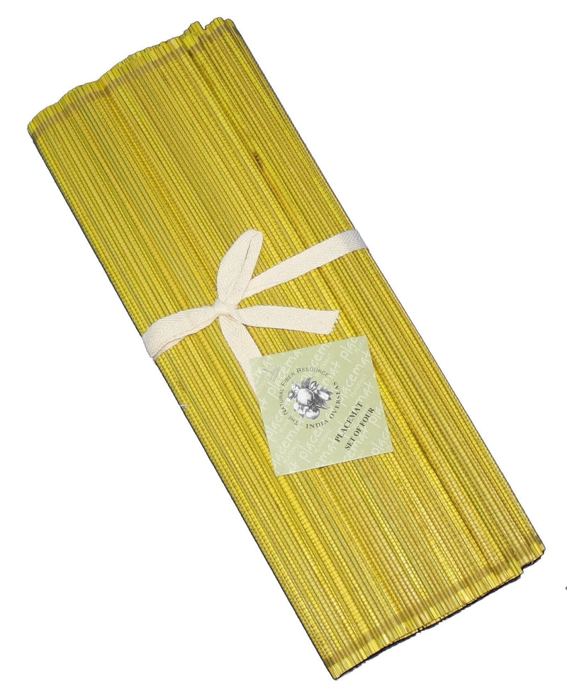 Fiji Sage Straw Placemat 4-Pack - Shelburne Country Store
