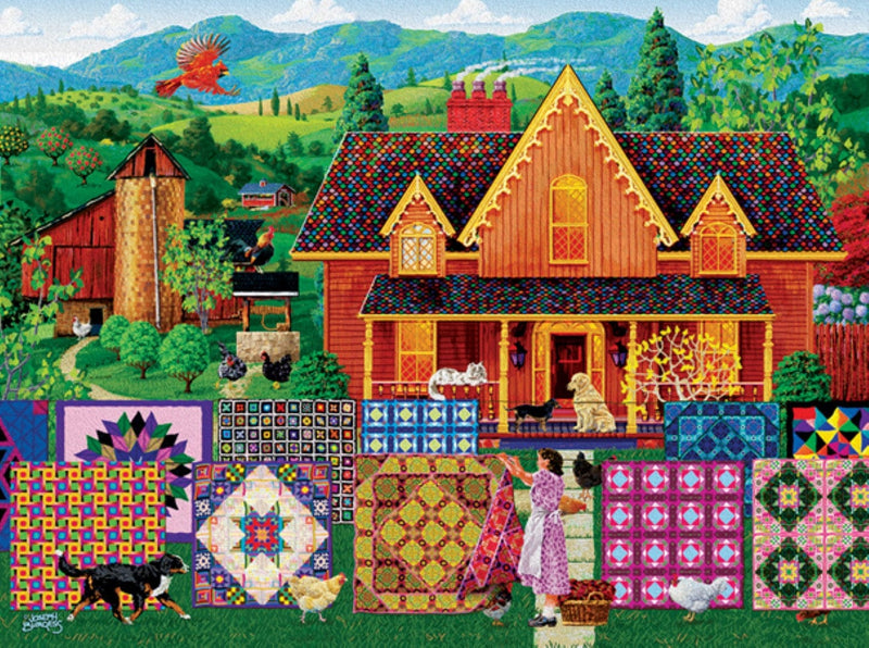 Morning Day Quilt - 1000 Piece Puzzle - Shelburne Country Store