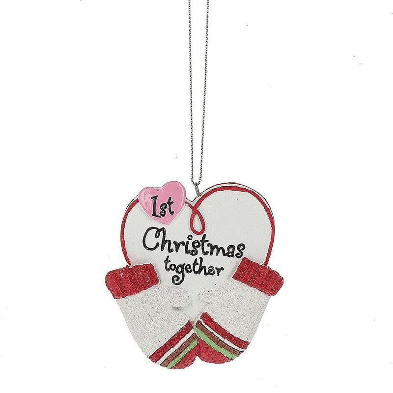 First Christmas Together Mittens Ornament - Shelburne Country Store