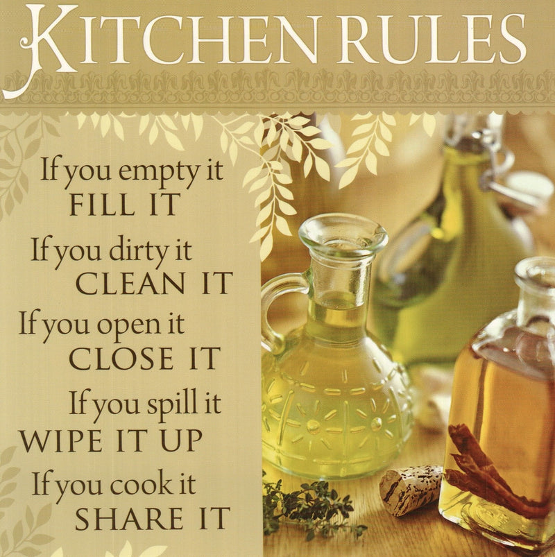 Kitchen Tea Towel - Kitchen Rules - Shelburne Country Store