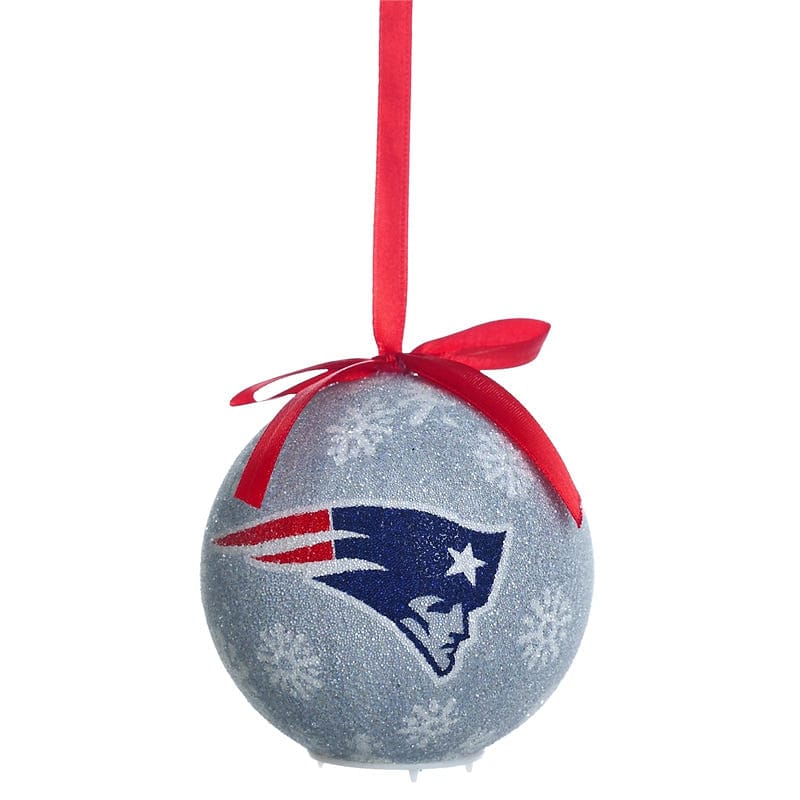 New England Patriots LED Ornament Silver - Shelburne Country Store