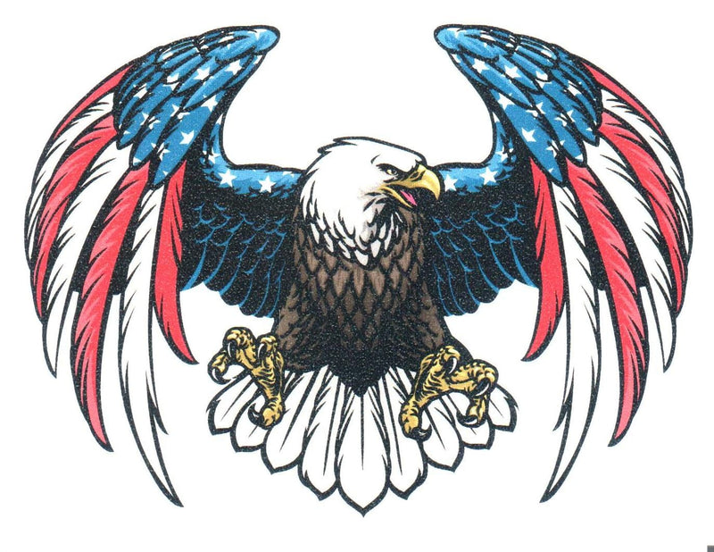 Eagle with American Flag Wings Sticker - Shelburne Country Store