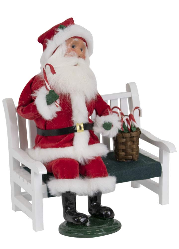 Santa On Bench - Shelburne Country Store