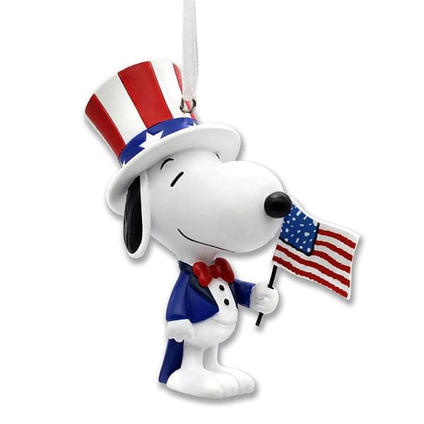 Patriotic Snoopy Ornament - Shelburne Country Store