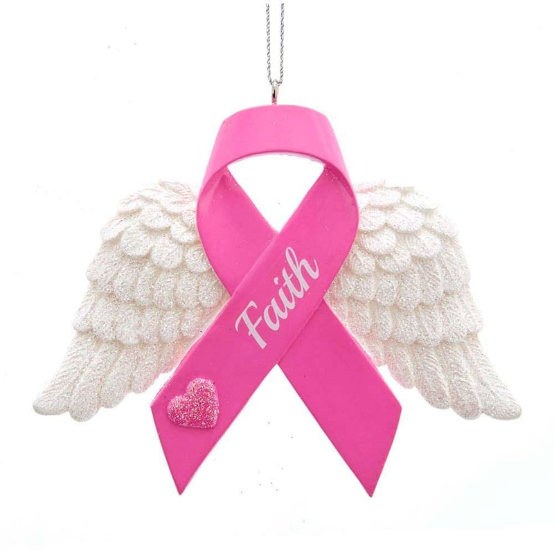 Susan G. Komen Pink Ribbon Wings Ornament - Shelburne Country Store