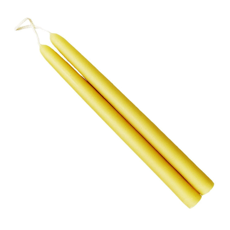 10" Natural Beeswax Taper Candles - Shelburne Country Store