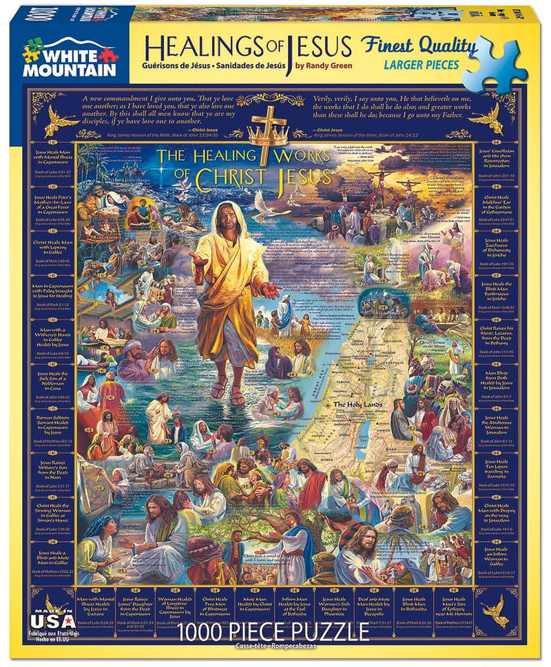 Healings of Jesus - 1000 Piece Jigsaw Puzzle - Shelburne Country Store