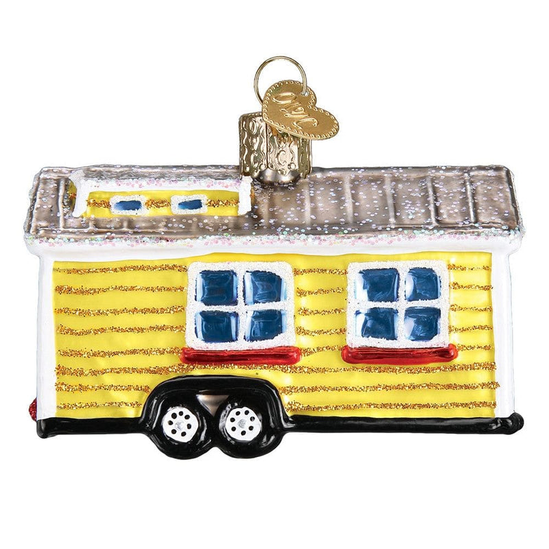 Tiny House Glass Ornament - Shelburne Country Store