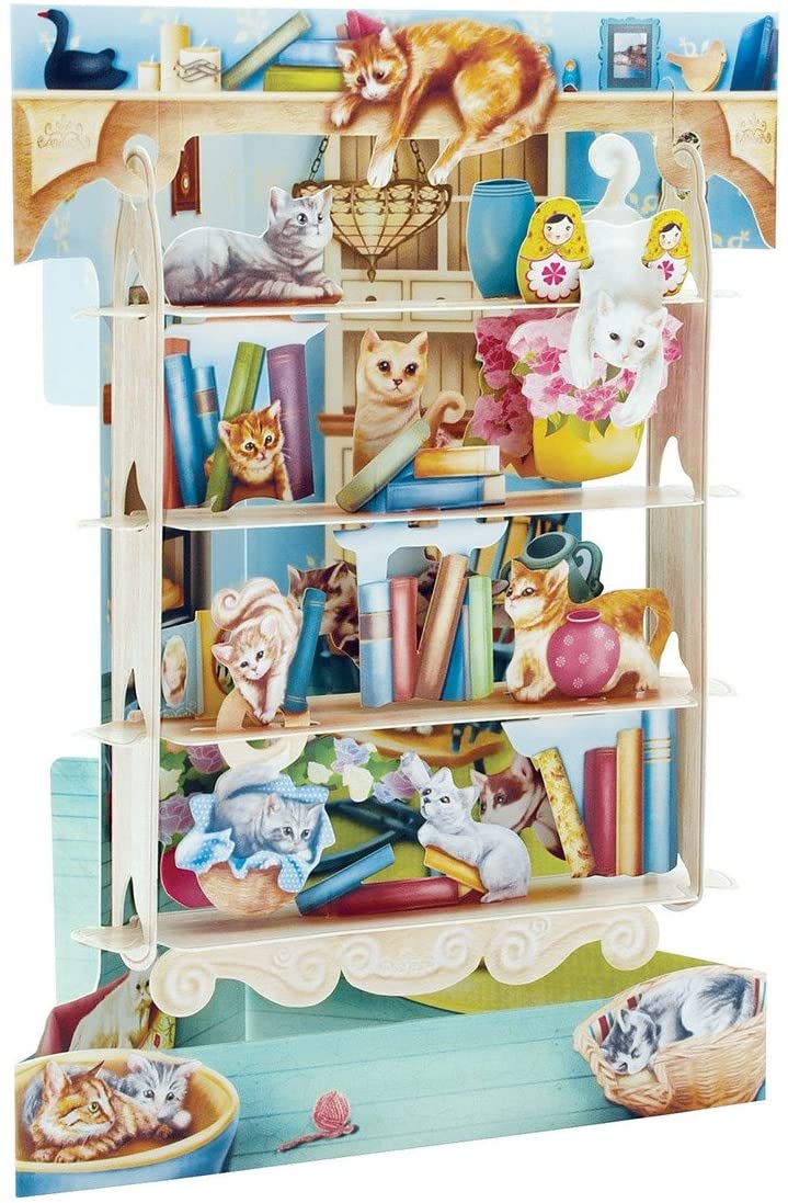Cats On Book - Swing Card - Shelburne Country Store