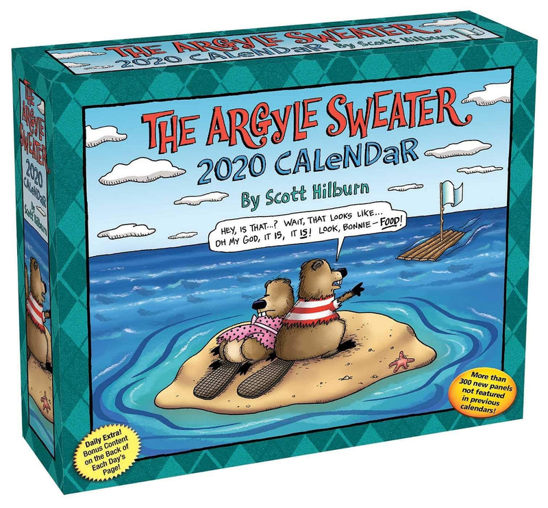 2020 The Argyle Sweater Day to Day Calender - Shelburne Country Store