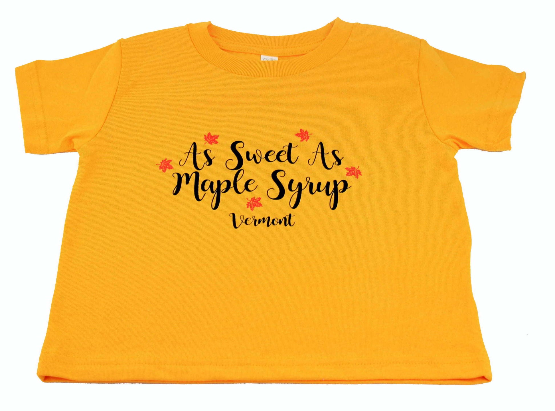 'As Sweet as Maple Syrup' T-Shirt -  Size 4 - Shelburne Country Store