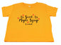 'As Sweet as Maple Syrup' T-Shirt -  Size 4 - Shelburne Country Store