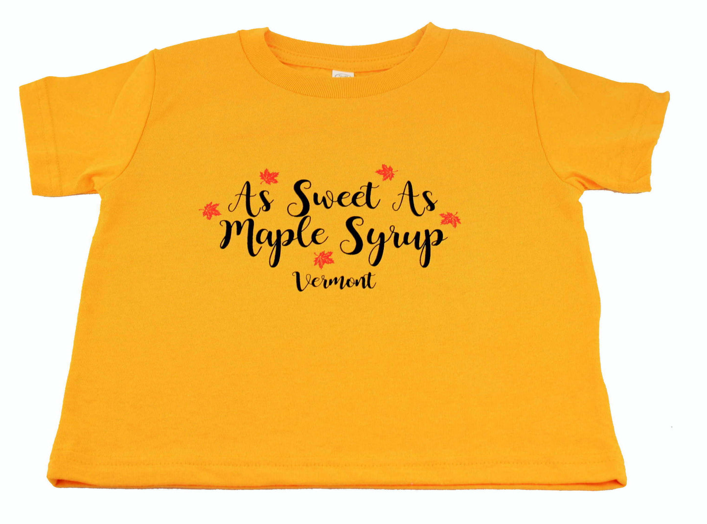 'As Sweet as Maple Syrup' T-Shirt -  Size XS - Shelburne Country Store