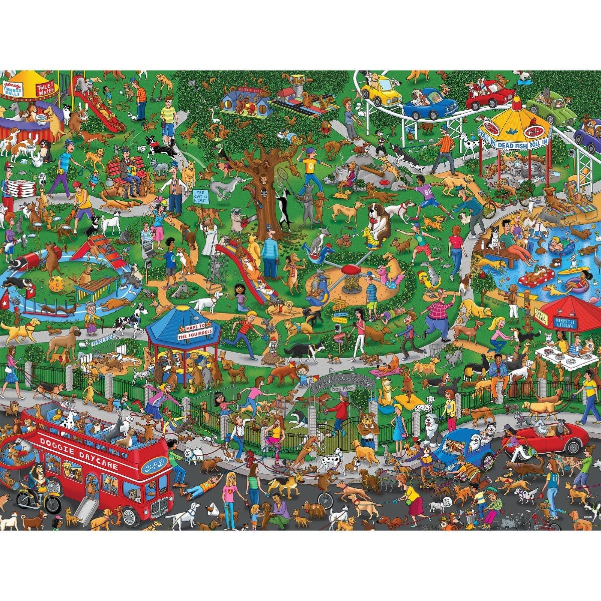 The Dog Park - 500 Piece Puzzle - Shelburne Country Store