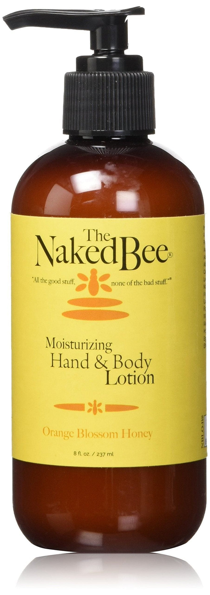 Naked Bee Hand & Body Lotion Pump - Orange Blossom 8 Fl oz - Shelburne Country Store